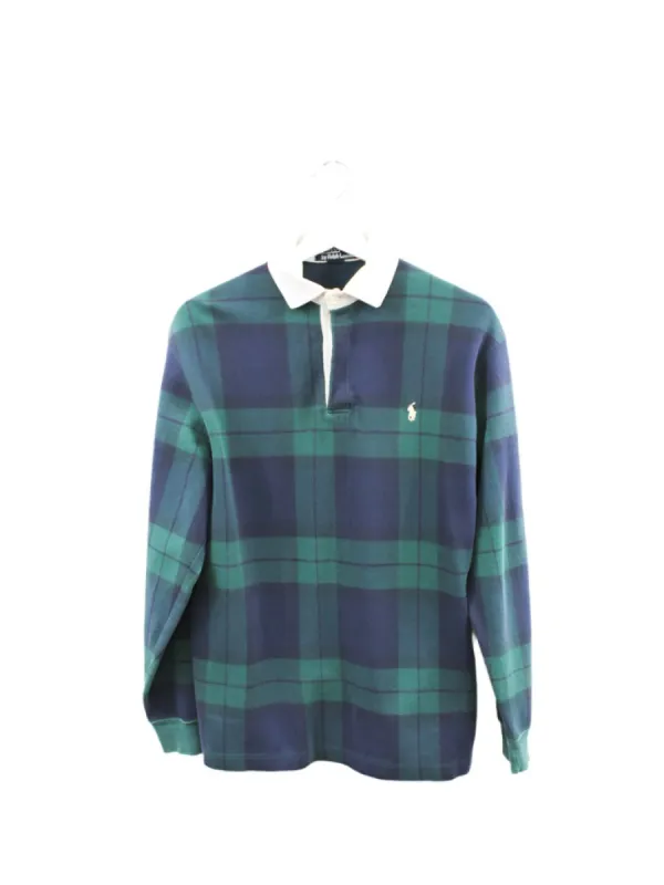 Z - Vintage Polo By Ralph Lauren Long Sleeve Rugby Shirt Plaid sold by HG Vintage
