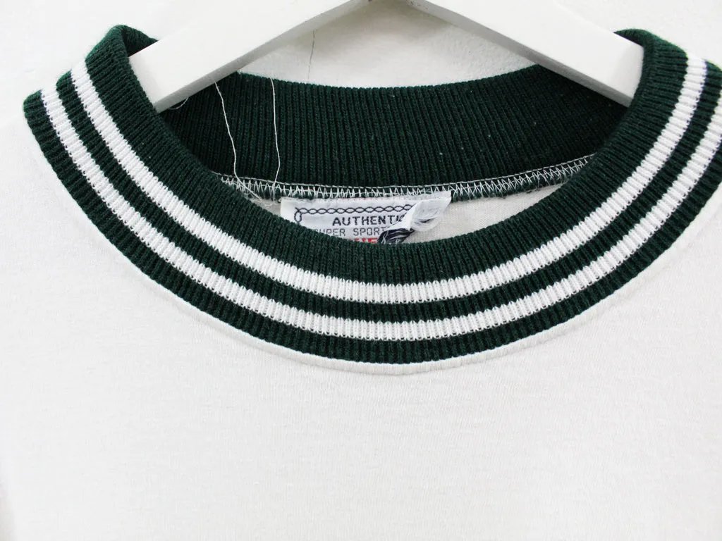 Z - Vintage Guess Jeans Embroidered Text Tee White/Green sold by HG Vintage product image thumbnail 3