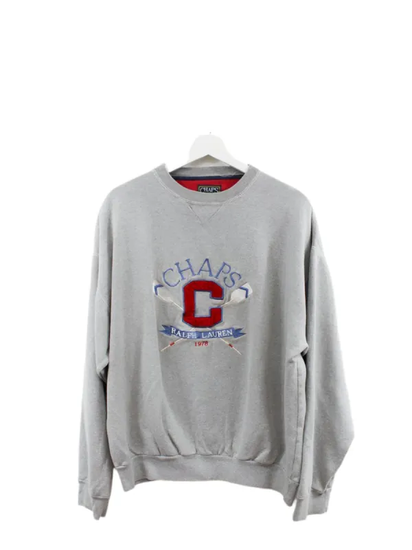 Z - Vintage Ralph Lauren Chaps Embroidered Text Crewneck sold by HG Vintage