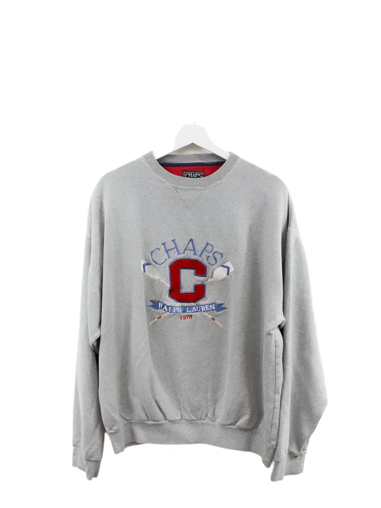Z - Vintage Ralph Lauren Chaps Embroidered Text Crewneck sold by HG Vintage