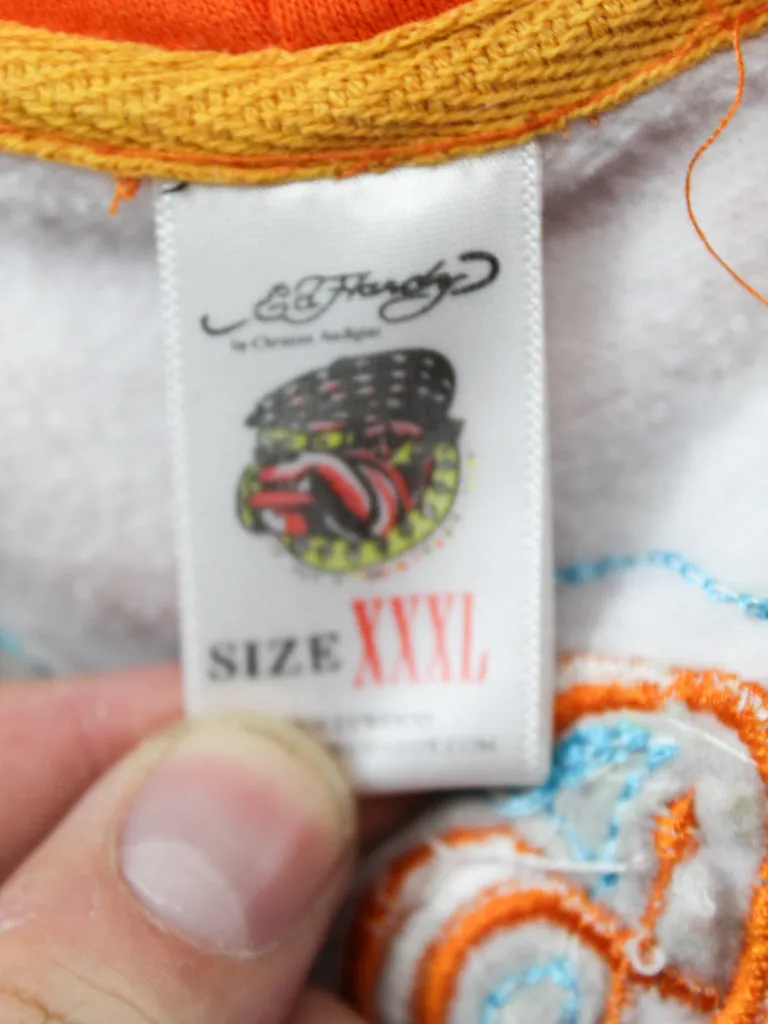 Z - Ed Hardy By Christian Audigier All Over Print Zip Up Hoodie sold by HG Vintage product image thumbnail 5