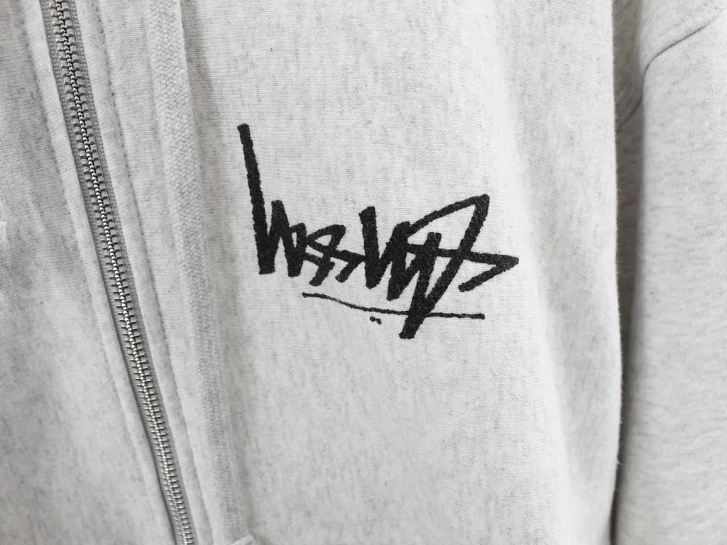 Z - Stussy Upside Down Logo Zip Up Hoodie sold by HG Vintage product image thumbnail 2