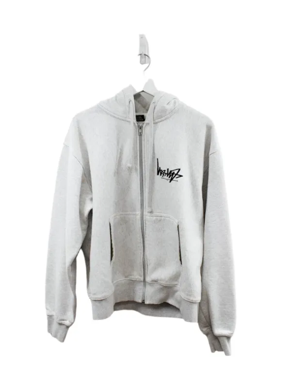 Z - Stussy Upside Down Logo Zip Up Hoodie sold by HG Vintage