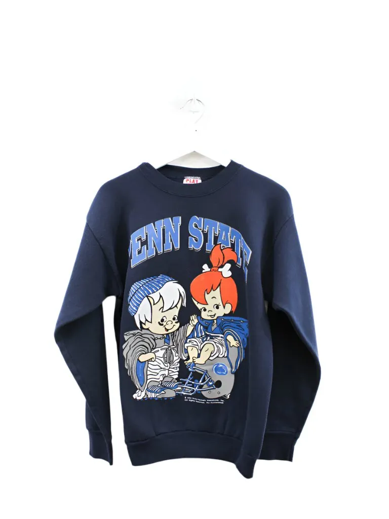 Z - Vintage 1992 Penn State & Flintstones Graphic Crewneck sold by HG Vintage