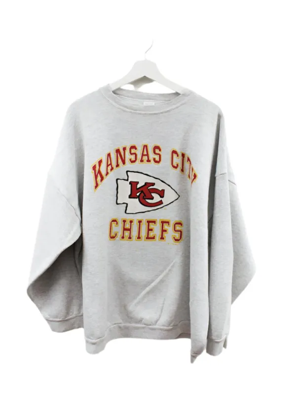 Z - Vintage 1995 Chiefs NFL Logo 7 Logo & Script Crewneck sold by HG Vintage