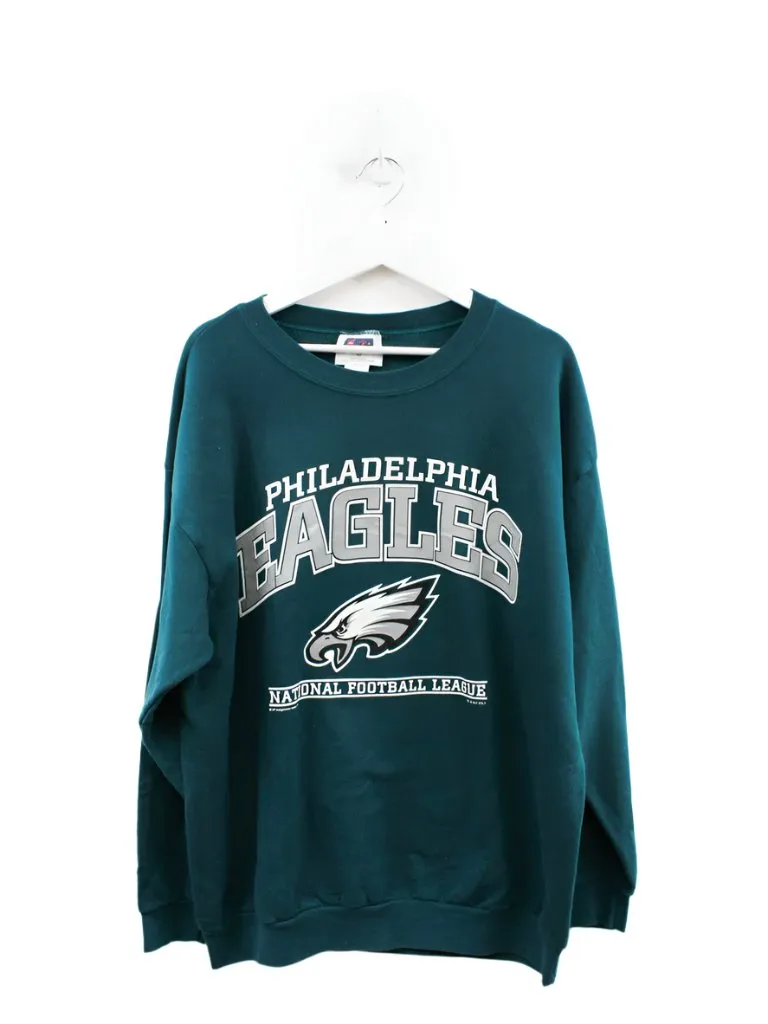 Z - Vintage 2001 Eagles NFL Signed By Players Crewneck sold by HG Vintage