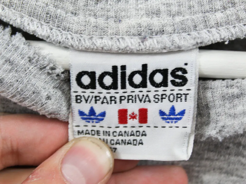 Z- Vintage 90s Adidas Script Crewneck Light Grey sold by HG Vintage product image thumbnail 3