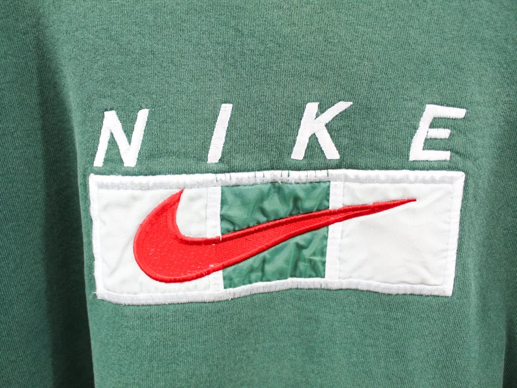 Z- Vintage 90s Nike Embroidered Script & Red Swoosh Upside Down Tag Crewneck sold by HG Vintage product image thumbnail 2