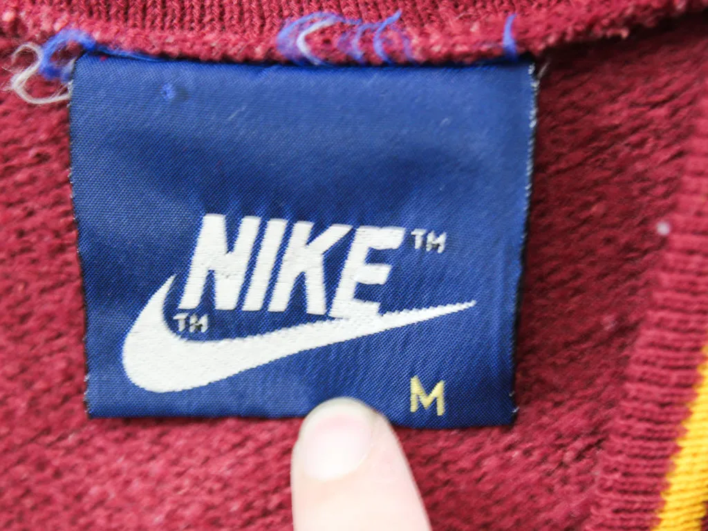 Z- Vintage 80s Nike Track Jacket Grey/Maroon/Yellow sold by HG Vintage product image thumbnail 3