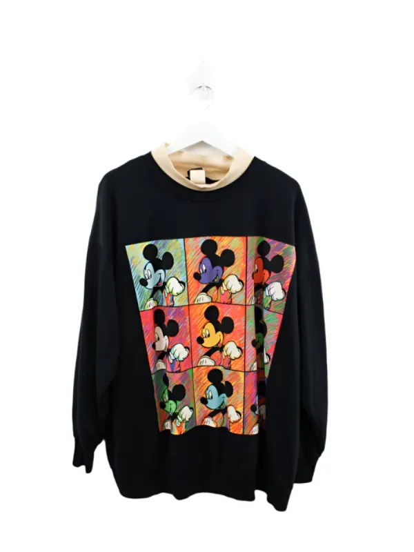 Z- Vintage Disney Mickey Collage Grandma Crewneck sold by HG Vintage