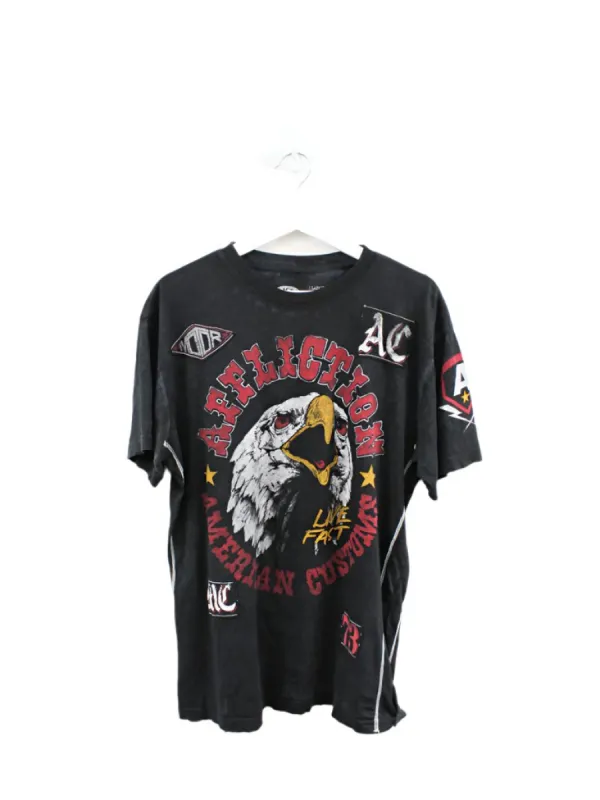 Z- Vintage Affliction Eagle Motorcycle Graphic Tee sold by HG Vintage