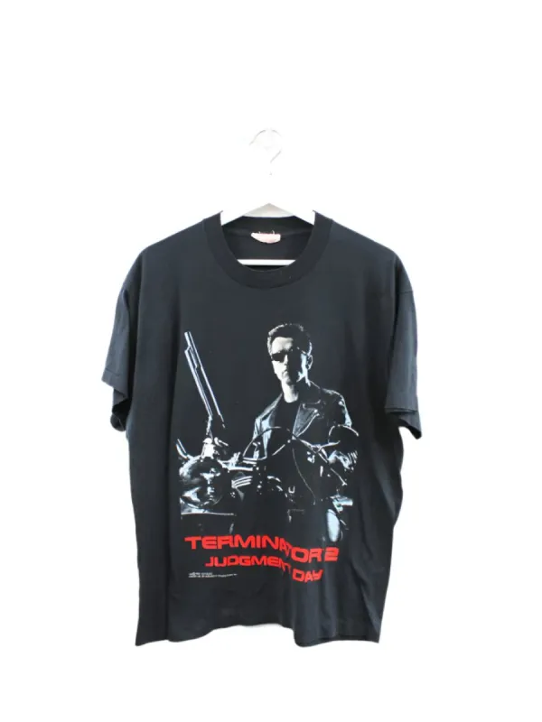 Z- Vintage 1991 The Terminator Judgement Day Graphic Single Stitch Tee made by HG Vintage