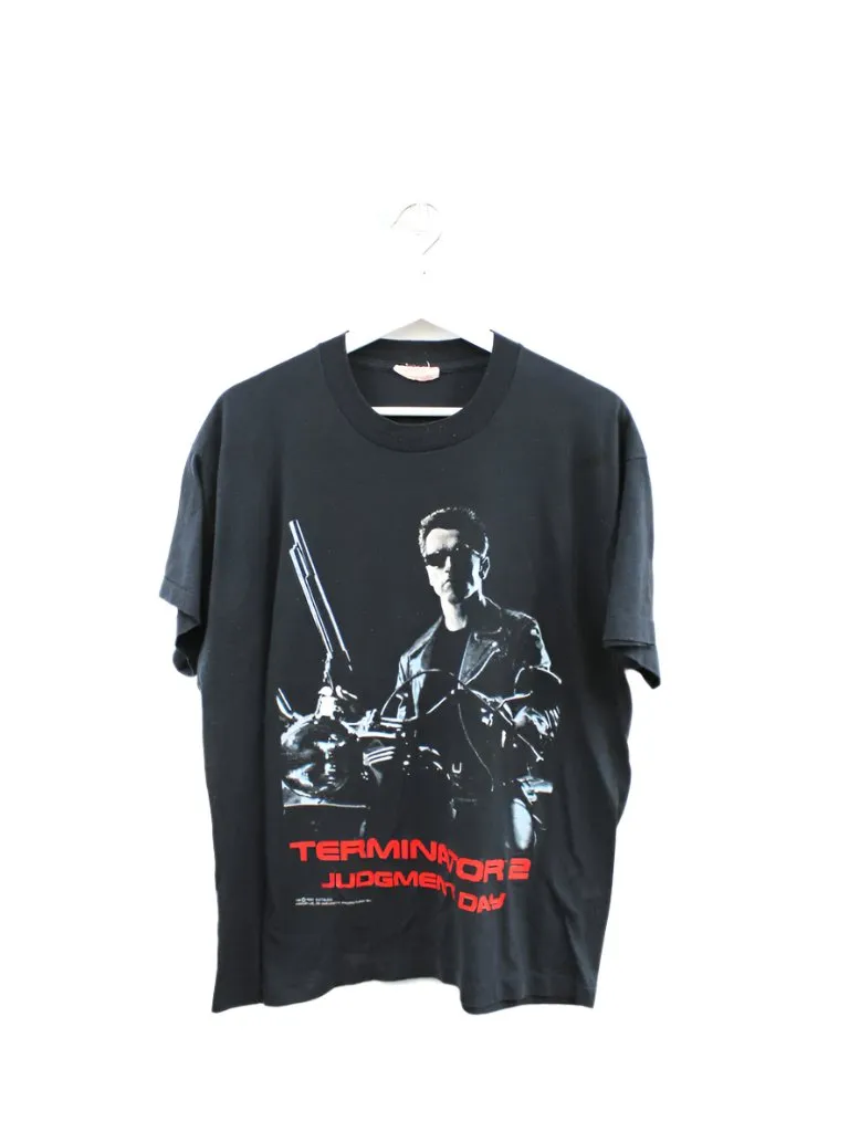 Z- Vintage 1991 The Terminator Judgement Day Graphic Single Stitch Tee sold by HG Vintage