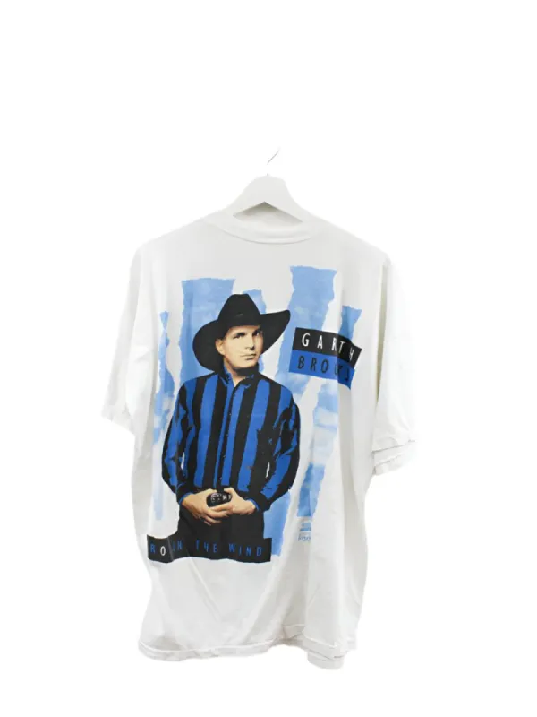 Z- Vintage 1991 Garth Brook In The Wind Picture Tee sold by HG Vintage