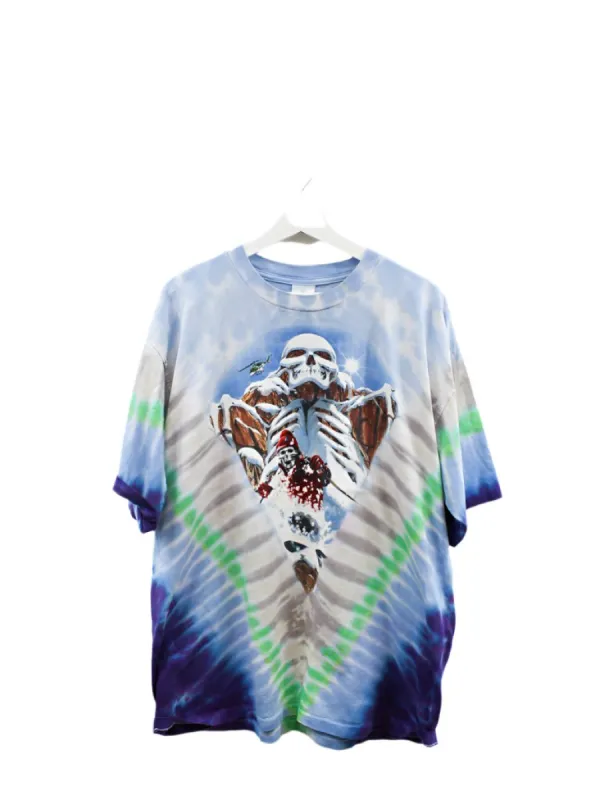 Z- Vintage 1997 Grateful Dead Skiing Tie Dye Single Stitch Tee sold by HG Vintage