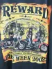 Z- Vintage 2002 Daytona Beach Bike Week REWARD Red Anvil Tag Tee sold by HG Vintage