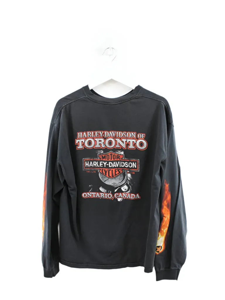 Z- Vintage 1998 Harley Davidson Toronto Ontario Canada Long Sleeve Tee sold by HG Vintage product image thumbnail 4