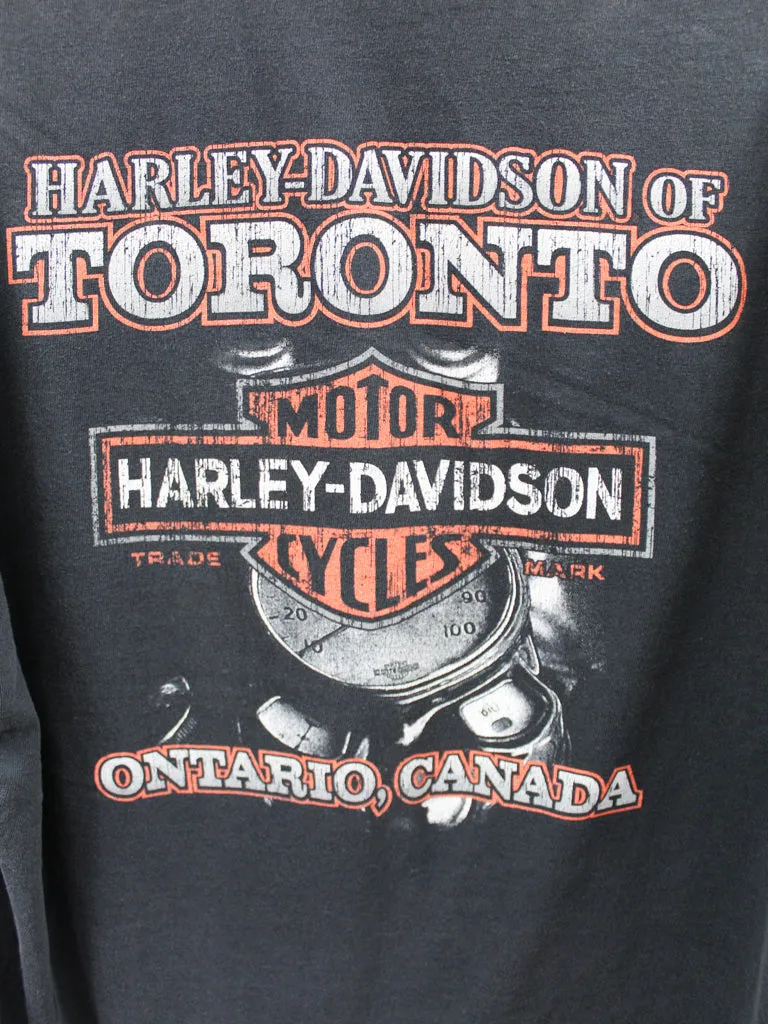 Z- Vintage 1998 Harley Davidson Toronto Ontario Canada Long Sleeve Tee sold by HG Vintage product image thumbnail 5