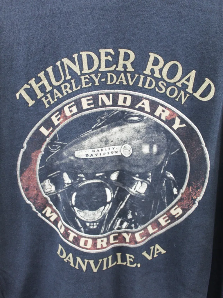 Z- 2009 Harley Davidson Thunder Road Danville VA Long Sleeve Tee sold by HG Vintage product image thumbnail 5