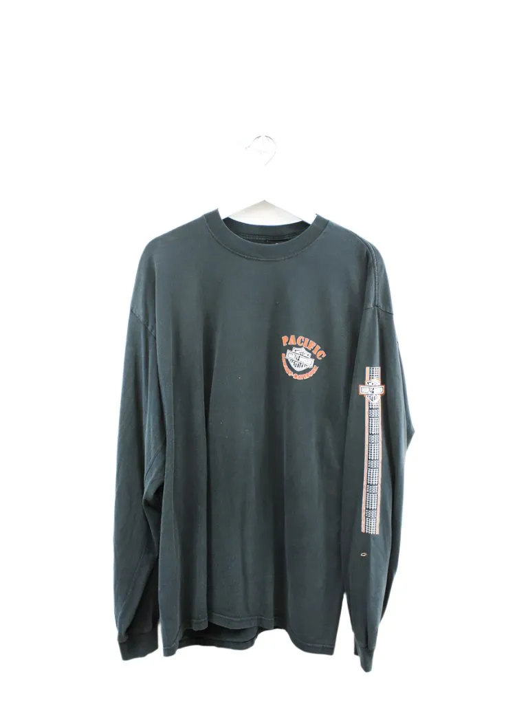 Z- Vintage 1996 Harley Davidson Hawaiian Island Pacific Long Sleeve Tee sold by HG Vintage
