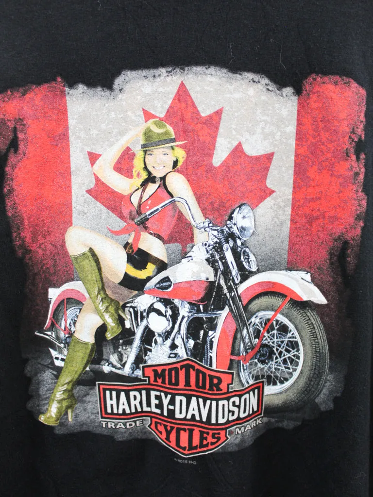 Z- 2015 Harley Davidson Kamloops BC Canada Tee sold by HG Vintage product image thumbnail 2