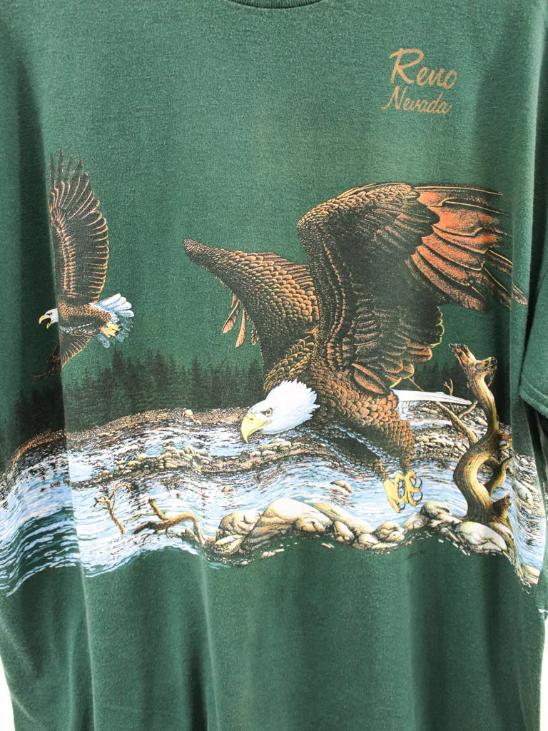 Z- Vintage Reno Nevada Eagles In River Signal Sports Single Stitch Tee sold by HG Vintage product image thumbnail 2