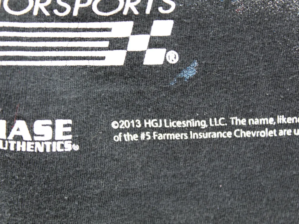 Z- 2013 Nascar Chase Authentic Kasey Kahne Farmers Insurance Car Jumbo Print Tee sold by HG Vintage product image thumbnail 5