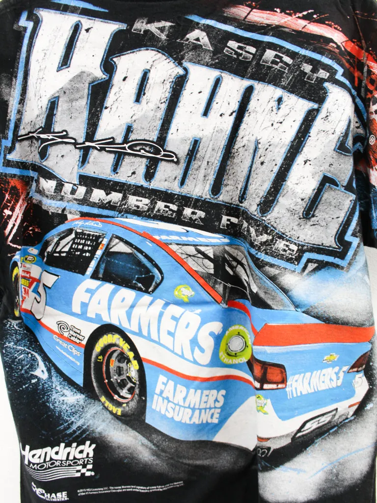 Z- 2013 Nascar Chase Authentic Kasey Kahne Farmers Insurance Car Jumbo Print Tee sold by HG Vintage product image thumbnail 4