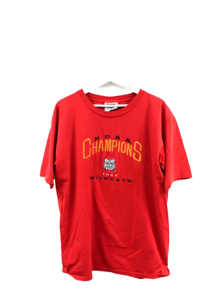 Z- Vintage 1997 Arizona Wildcats NCAA Champions Embroidered Script Tee sold by HG Vintage