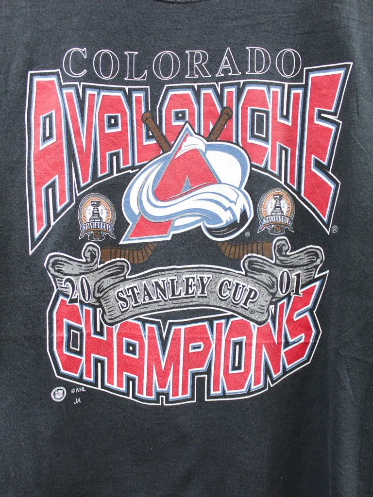 Z- Vintage 2001 Avalanche NHL Stanley Cup Champions Tee sold by HG Vintage product image thumbnail 2