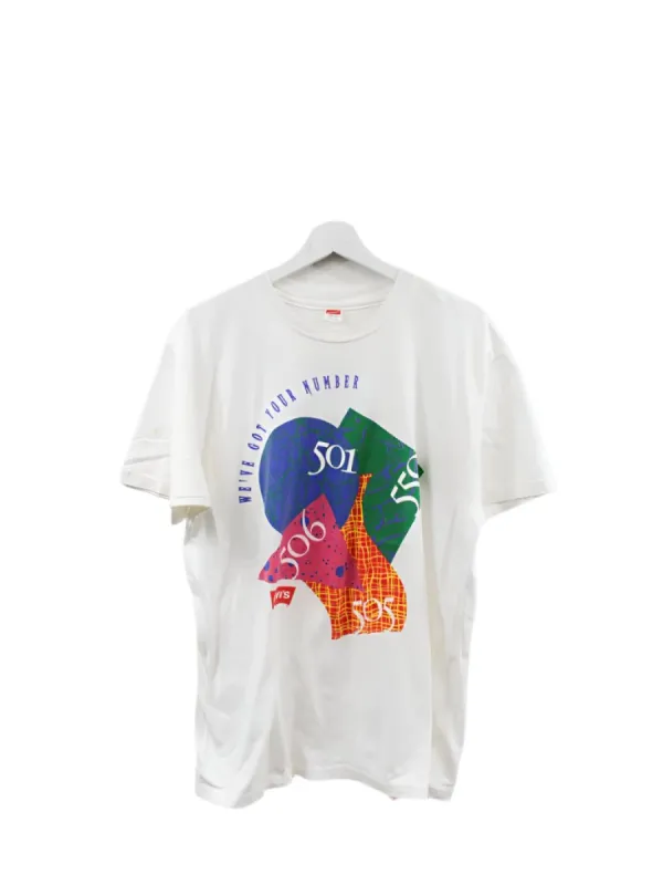 Z- Vintage Levi’s We’ve Got Your Number Hanes Tag Single Stitch Tee sold by HG Vintage