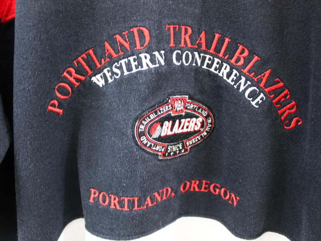 Z- Vintage Trailblazers NBA Nutmeg Embroidered Logo Crewneck sold by HG Vintage product image thumbnail 2