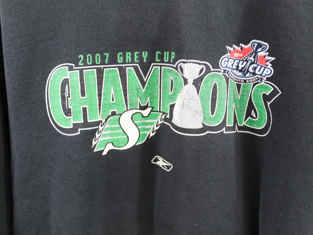 Z- 2007 CFL Saskatchewan Roughriders Grey Cup Champs Reebok Hoodie sold by HG Vintage product image thumbnail 2
