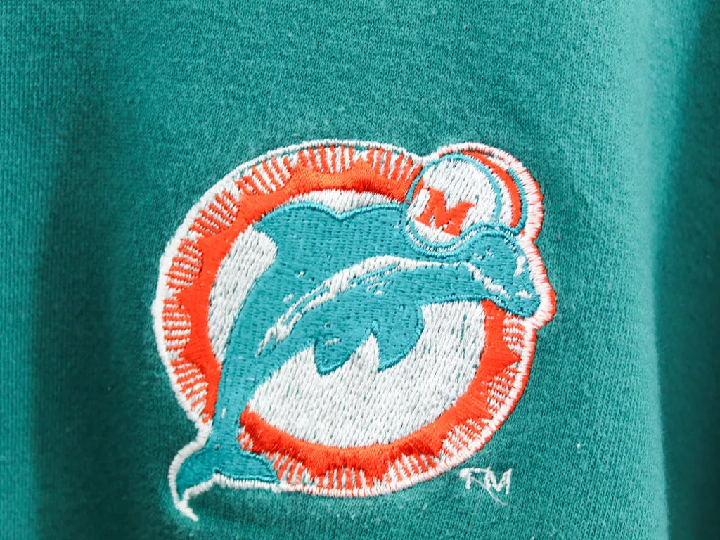 Z- Vintage Dolphins NFL Starter Embroidered Logo Hoodie sold by HG Vintage product image thumbnail 2