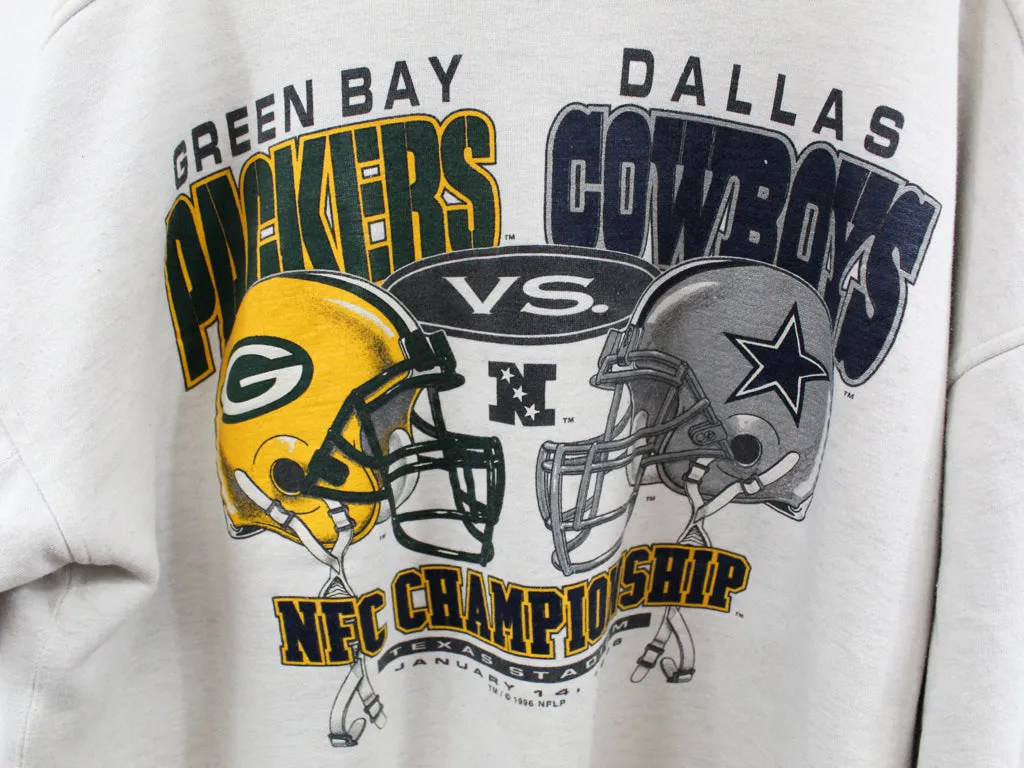 Z- Vintage 1996 NFL Packers vs Cowboys NFC Championship Crewneck sold by HG Vintage product image thumbnail 2