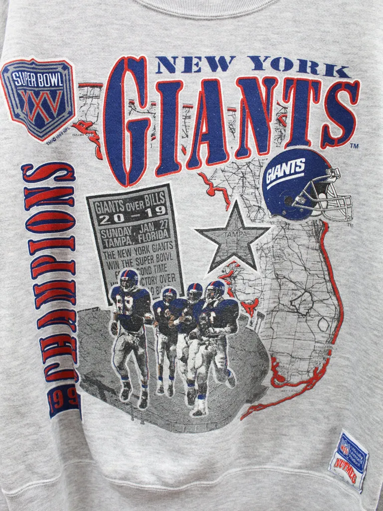 Z- Vintage 1990 Giants NFL Nutmeg Super Bowl 25 Champs Crewneck sold by HG Vintage product image thumbnail 2