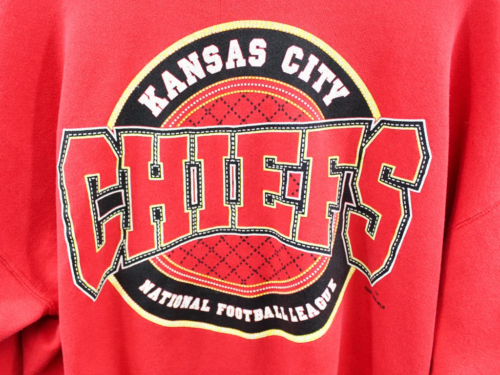 Z- Vintage 1998 Chiefs NFL Logo & Script Hanes Activewear Tag Crewneck sold by HG Vintage product image thumbnail 2