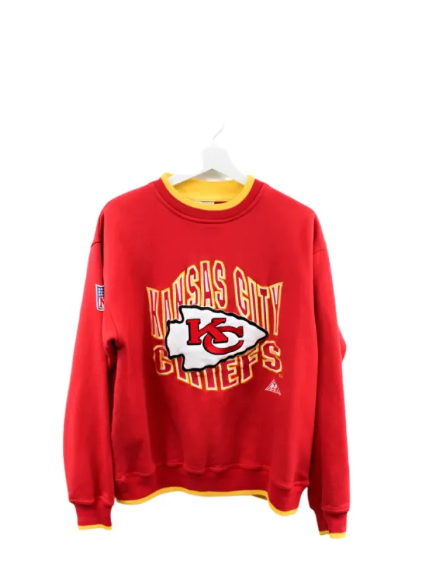 Z- Vintage Chiefs NFL Apex One Embroidered Logo & Script Crewneck sold by HG Vintage