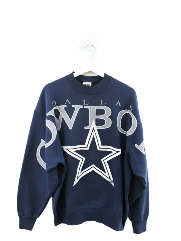 Z- Vintage 1993 Cowboys NFL Script & Logo Crewneck sold by HG Vintage