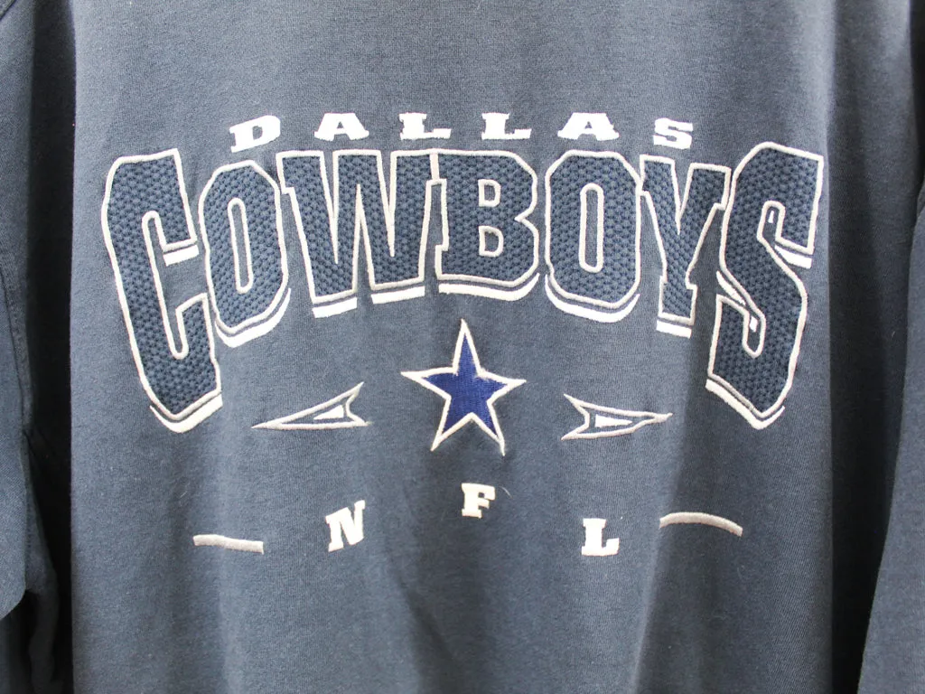 Z- Vintage Cowboys NFL Lee Embroidered Script Crewneck sold by HG Vintage product image thumbnail 2