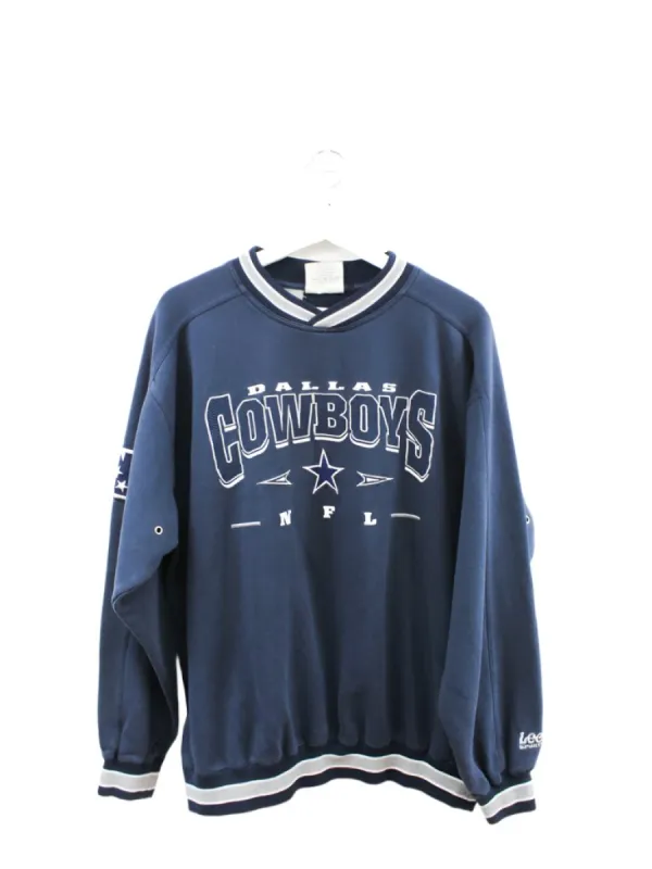 Z- Vintage Cowboys NFL Lee Embroidered Script Crewneck sold by HG Vintage