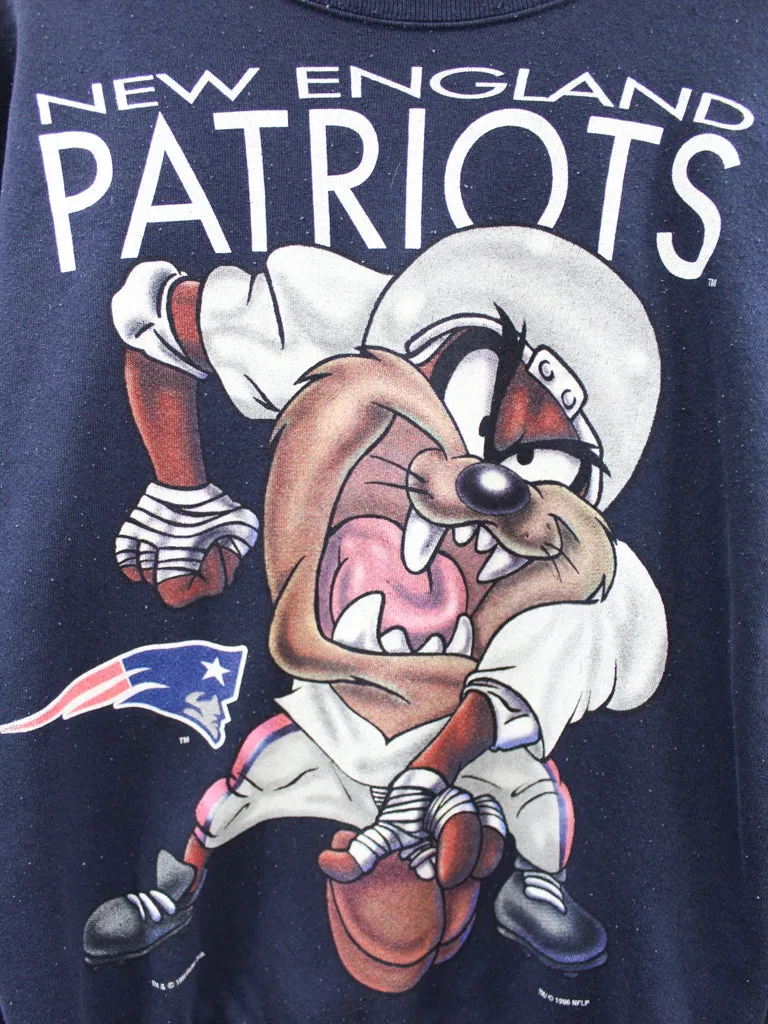 Z- Vintage 1996 Patriots Tasmanian Devil MLB Looney Tunes Crewneck sold by HG Vintage product image thumbnail 2