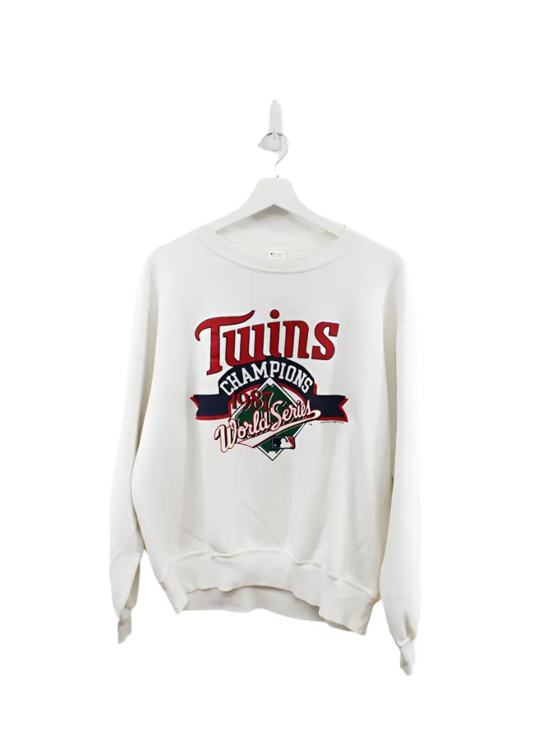 Z- Vintage 1987 Twins MLB World Series Champs Crewneck sold by HG Vintage