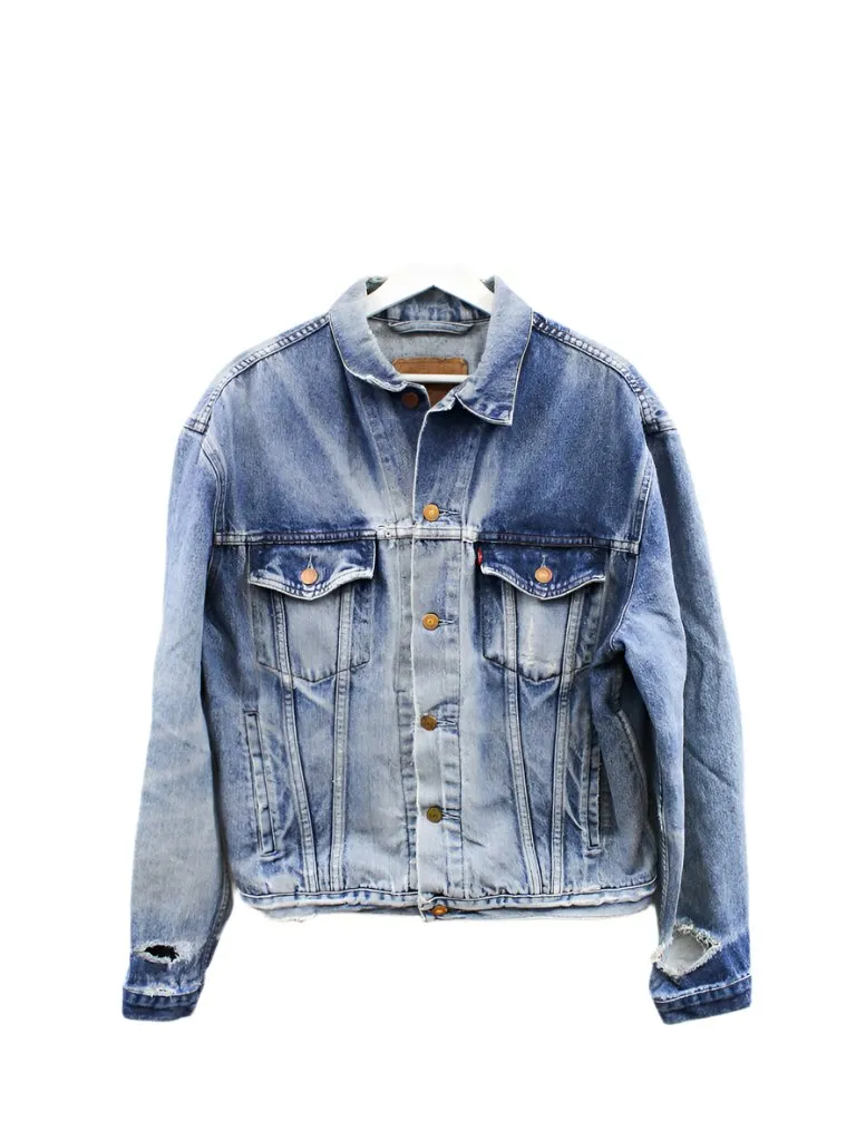 Z- Vintage 1988 Levi’s 70503 Made in Tunisia Trucker Denim Jacket sold by HG Vintage