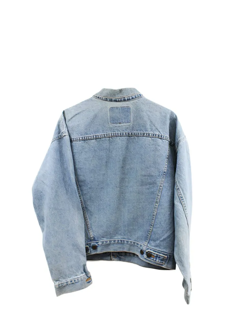 Z- Vintage 1990 Levi’s 57598 Big Tag White Tab Made in USA Trucker Denim Jacket sold by HG Vintage product image thumbnail 5