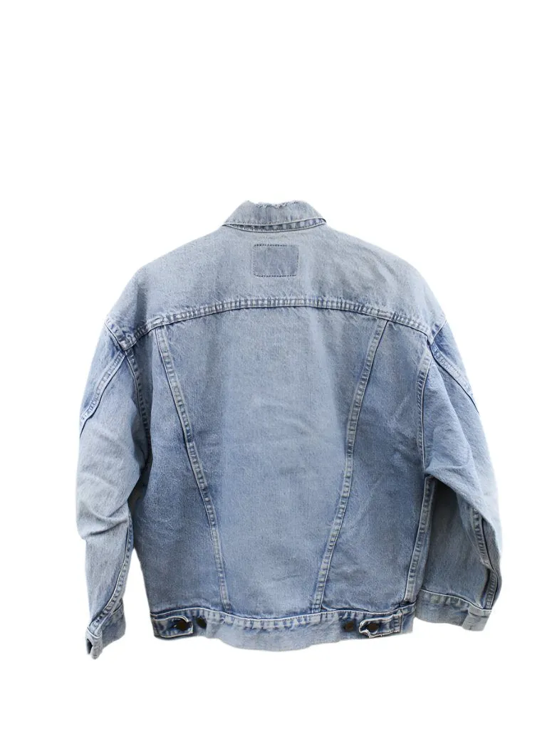 Z- Vintage Levi’s 77930 Beige Tab Made in USA Trucker Denim Jacket sold by HG Vintage product image thumbnail 5