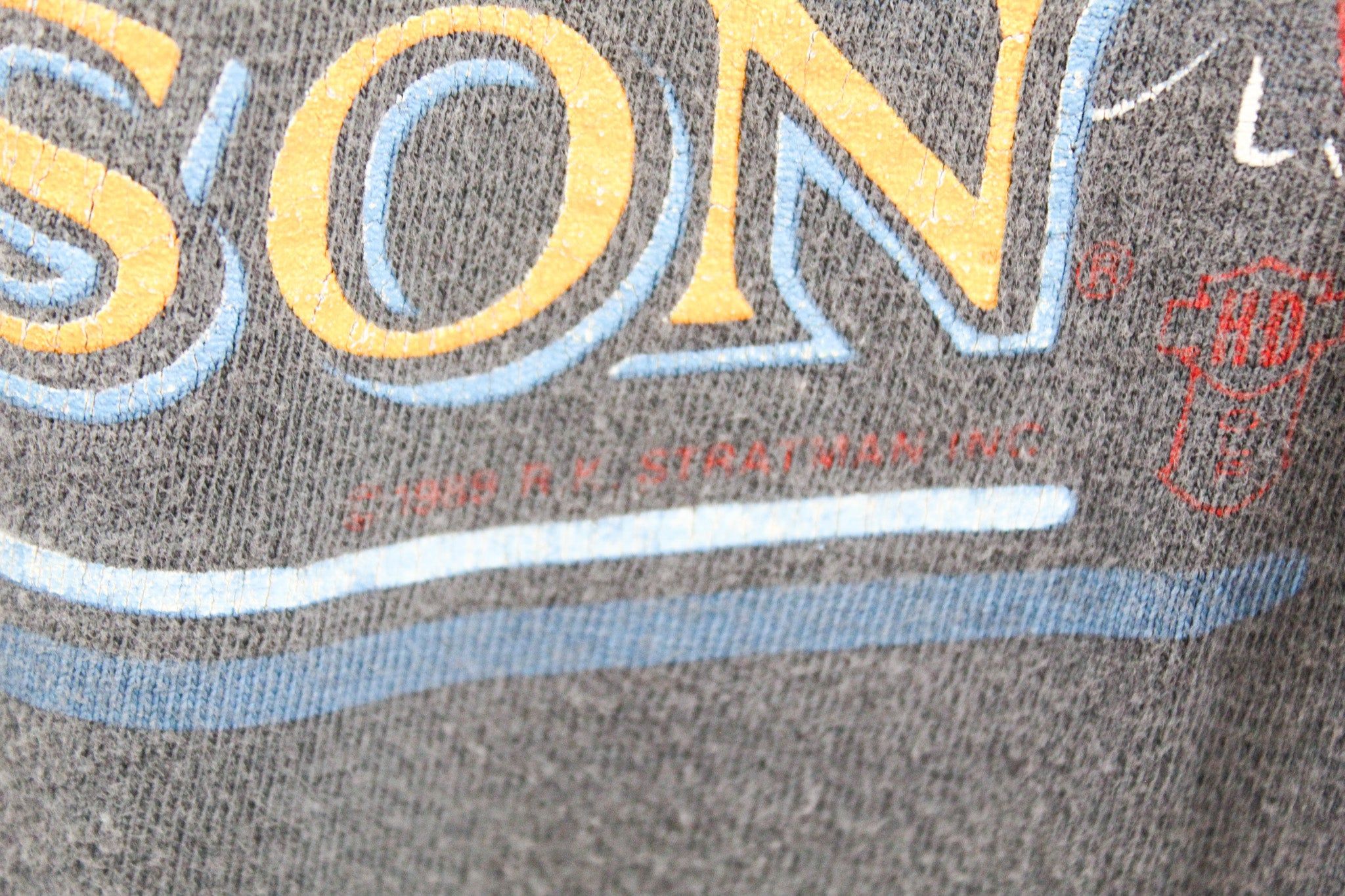 CC- Vintage 1989 Harley Davidson Mackon Georgia Single Stitch Tee sold by HG Vintage product image thumbnail 3