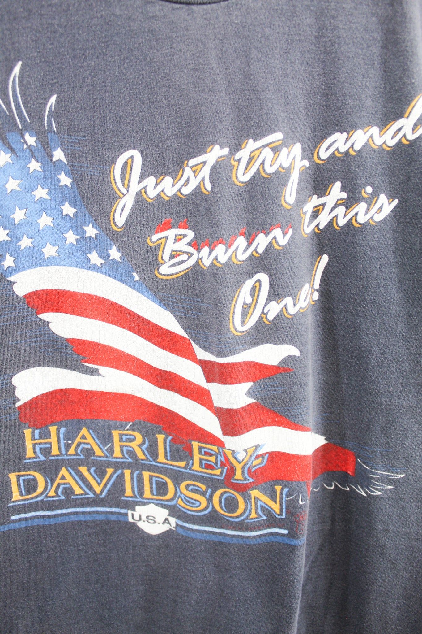 CC- Vintage 1989 Harley Davidson Mackon Georgia Single Stitch Tee sold by HG Vintage product image thumbnail 2