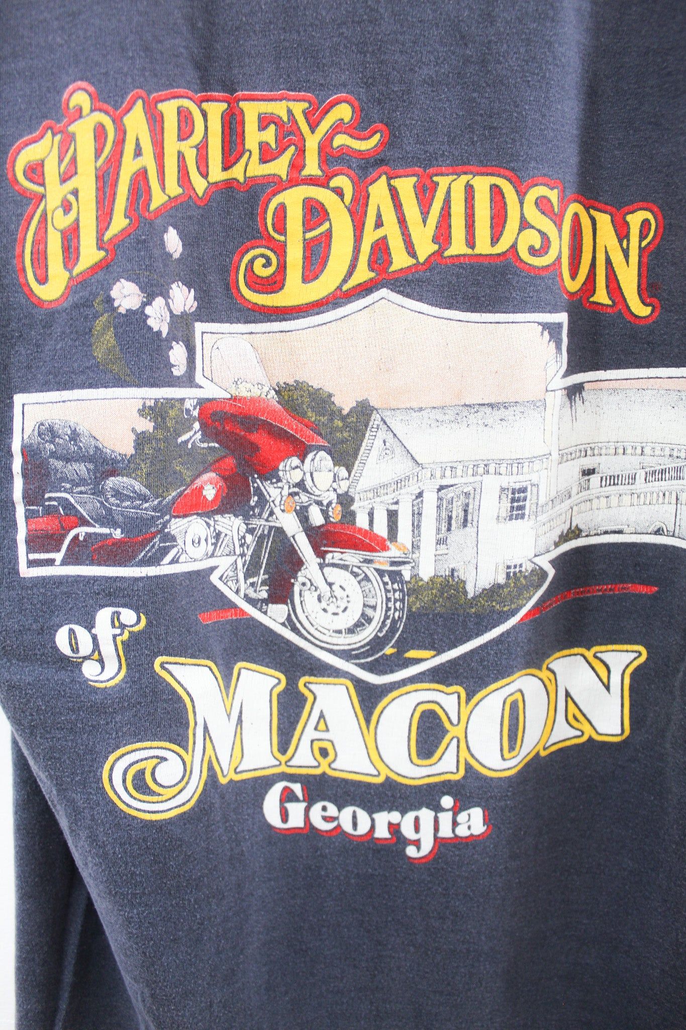 CC- Vintage 1989 Harley Davidson Mackon Georgia Single Stitch Tee sold by HG Vintage product image thumbnail 5