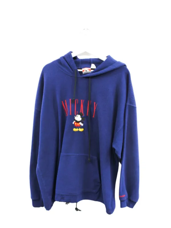 Z- Vintage Disney Embroidered Mickey Pull Over Fleece 2XL sold by HG Vintage